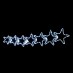 7 STARS 144 LED ΣΧΕΔΙΟ  ΨΥΧΡΟ ΛΕΥΚΟ ΜΗΧΑΝΙΣΜΟ FLASH IP44 119x37cm ΣΥΝ 1.5m  | Aca | XSTARSLEDW119